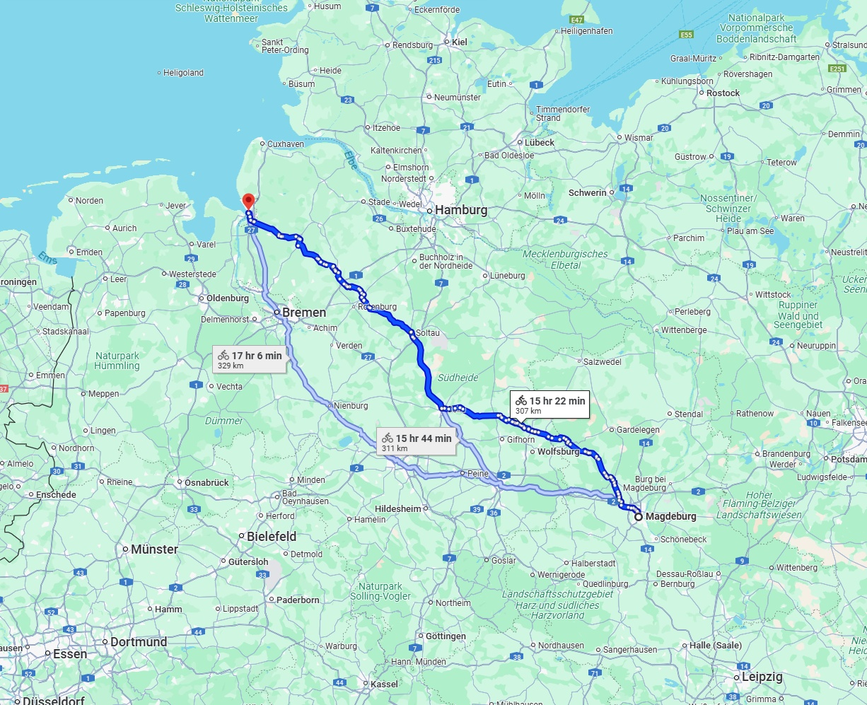 Anreise von Magdeburg Zu Bremerhaven Über 