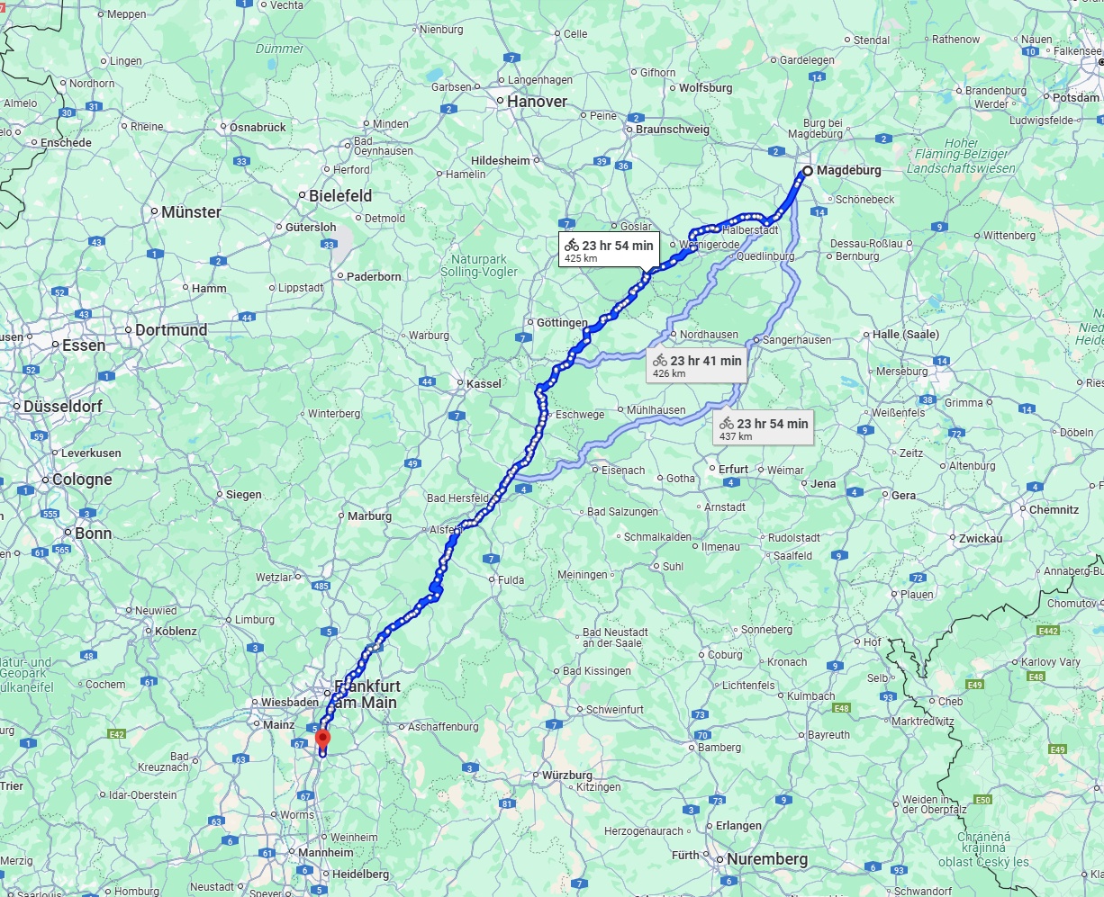 Anreise von Magdeburg Zu Darmstadt Über 