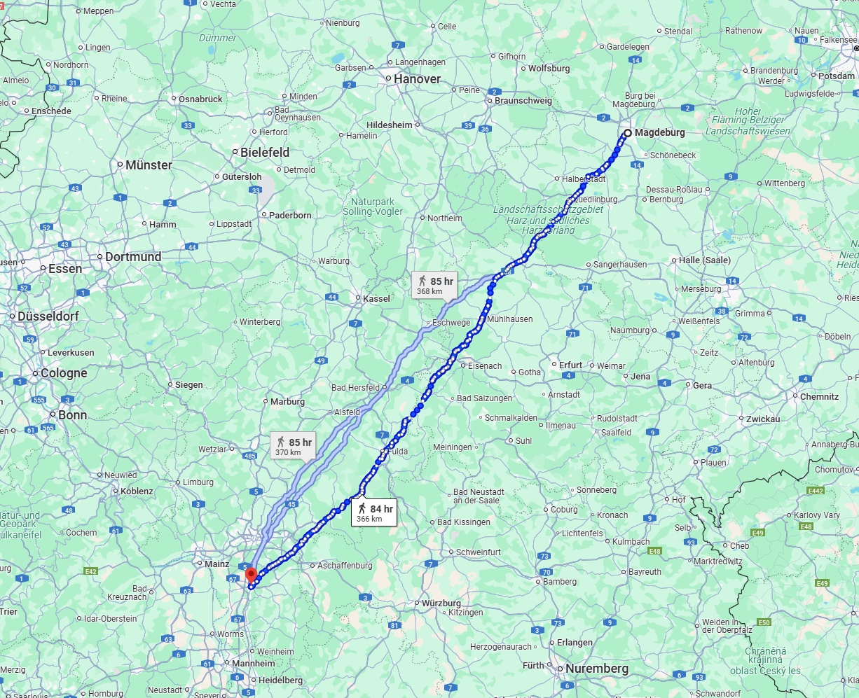 Anreise von Magdeburg Zu Darmstadt Über 