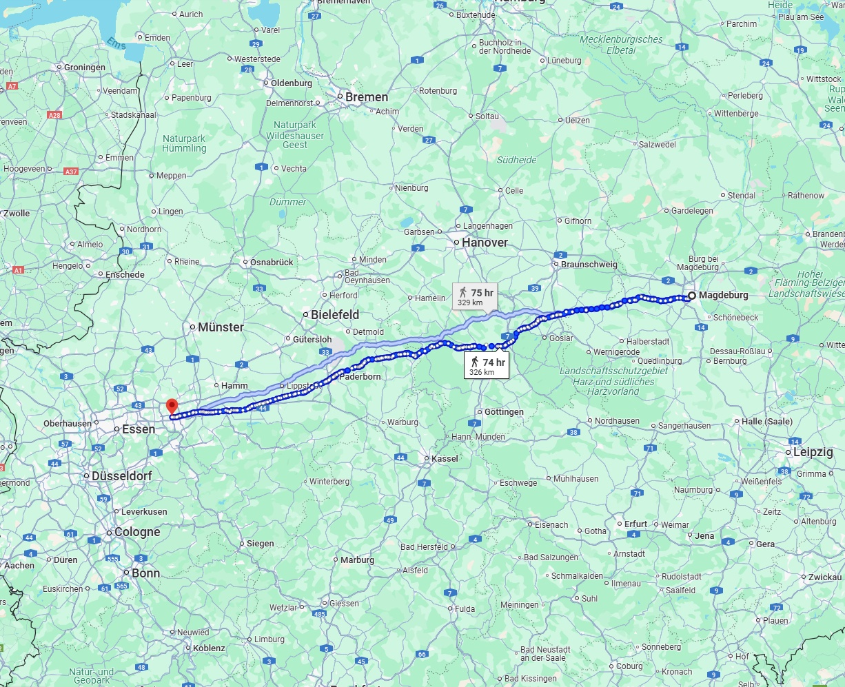 Anreise von Magdeburg Zu Dortmund Über 