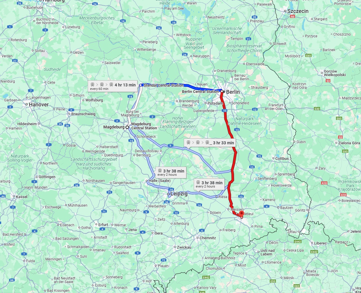 Anreise von Magdeburg Zu Dresden Über 