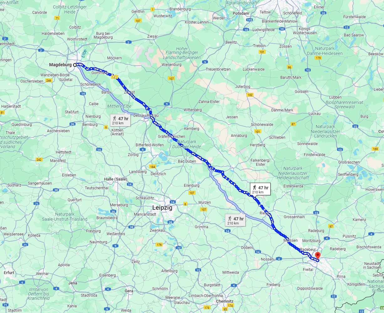 Anreise von Magdeburg Zu Dresden Über 