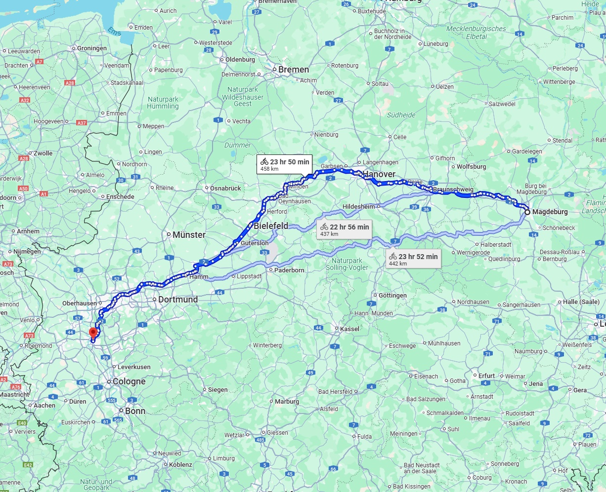 Anreise von Magdeburg Zu Düsseldorf Über 