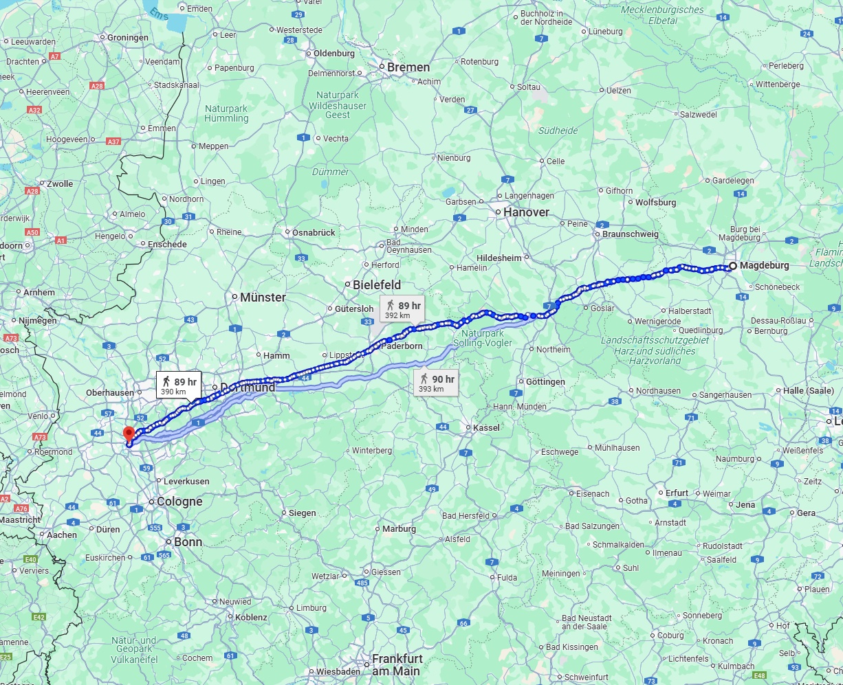 Anreise von Magdeburg Zu Düsseldorf Über 