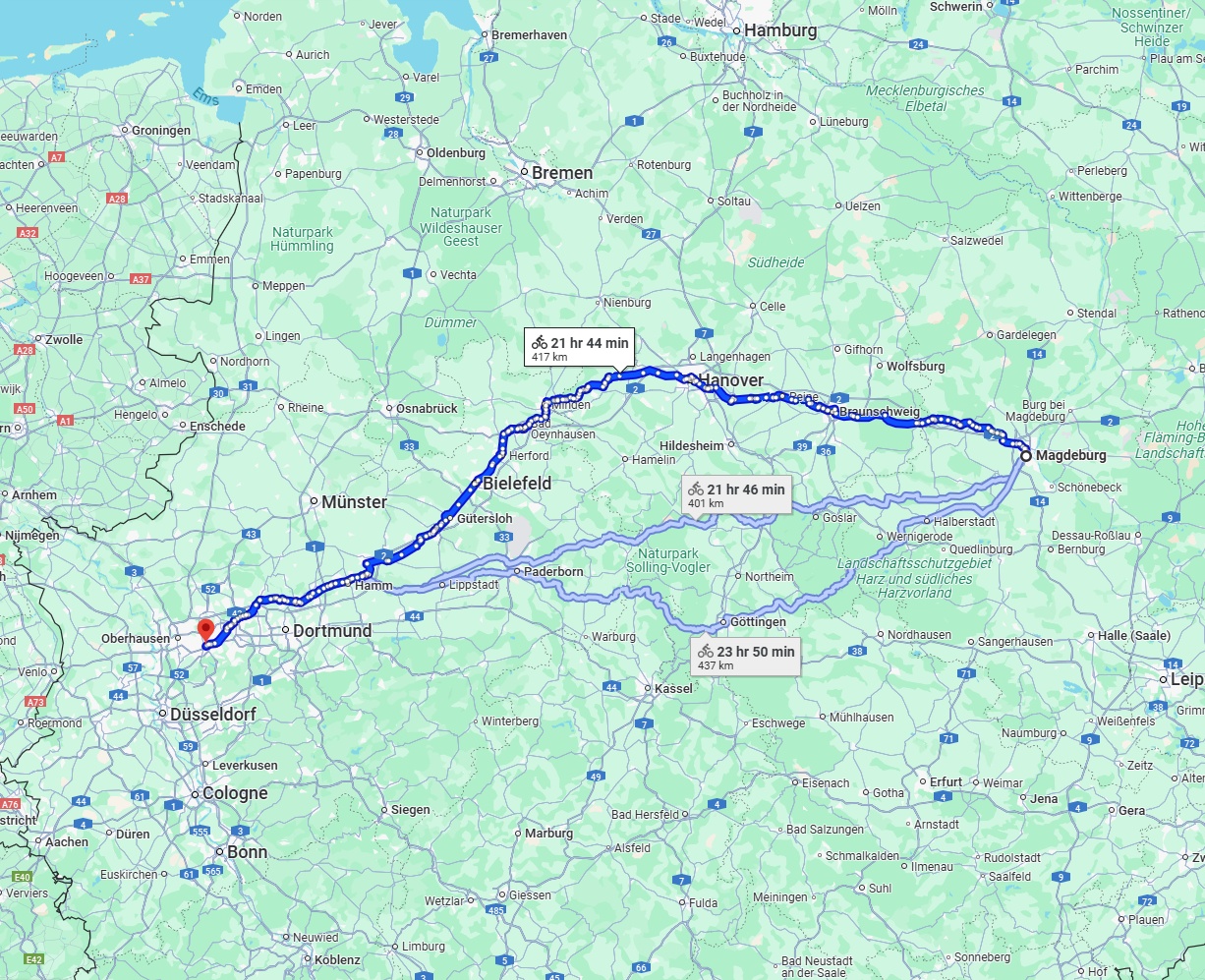 Anreise von Magdeburg Zu Essen Über 