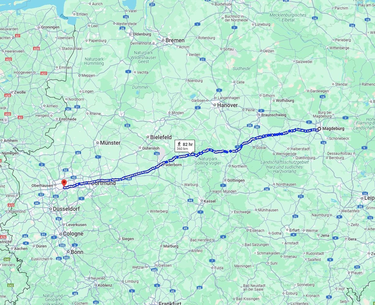 Anreise von Magdeburg Zu Essen Über 
