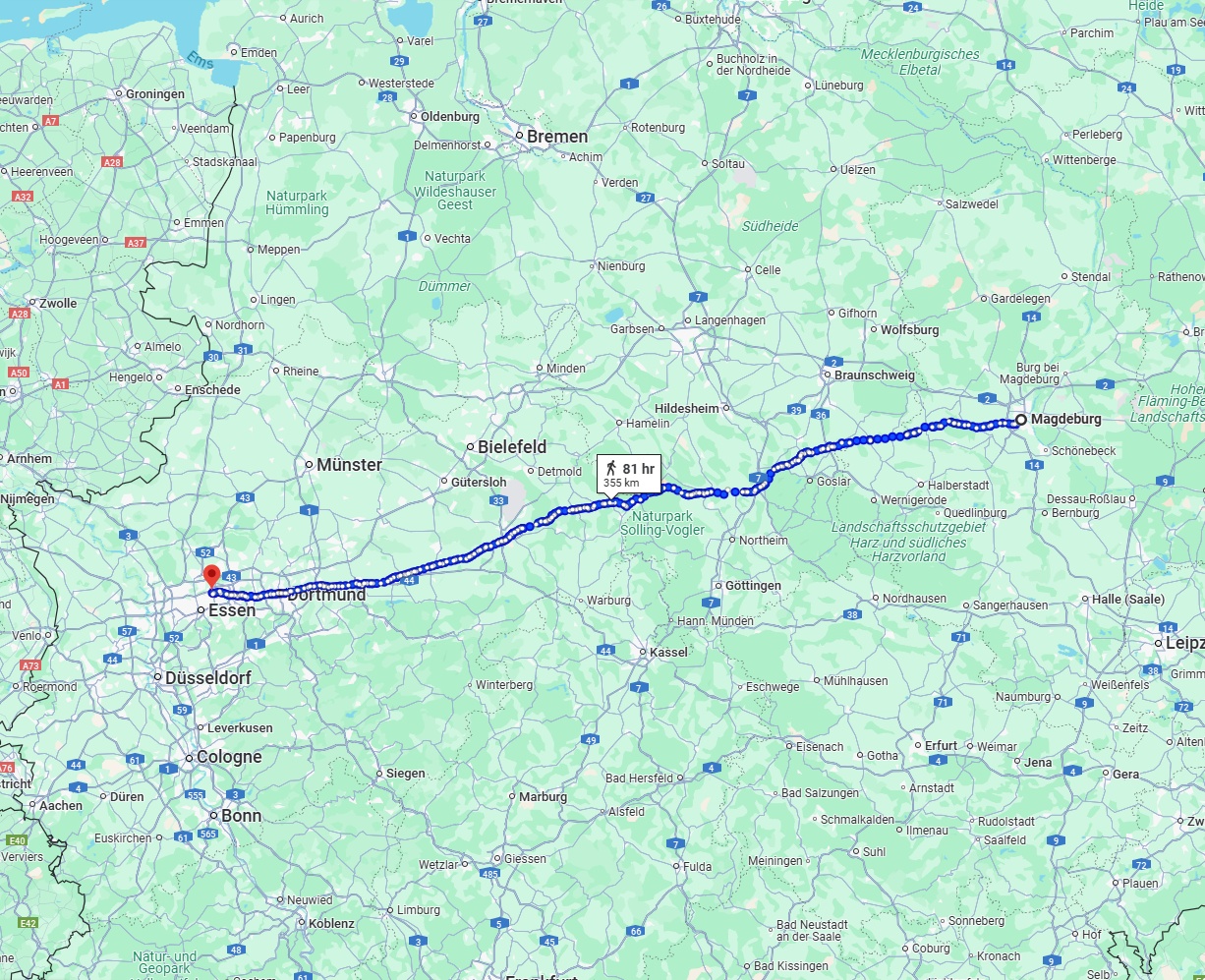 Anreise von Magdeburg Zu Gelsenkirchen Über 