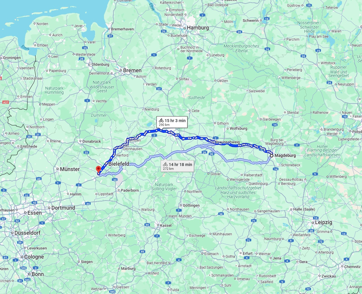 Anreise von Magdeburg Zu Gütersloh Über 