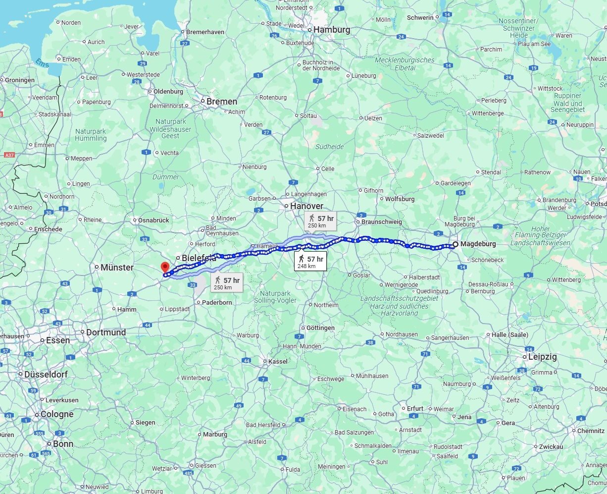 Anreise von Magdeburg Zu Gütersloh Über 