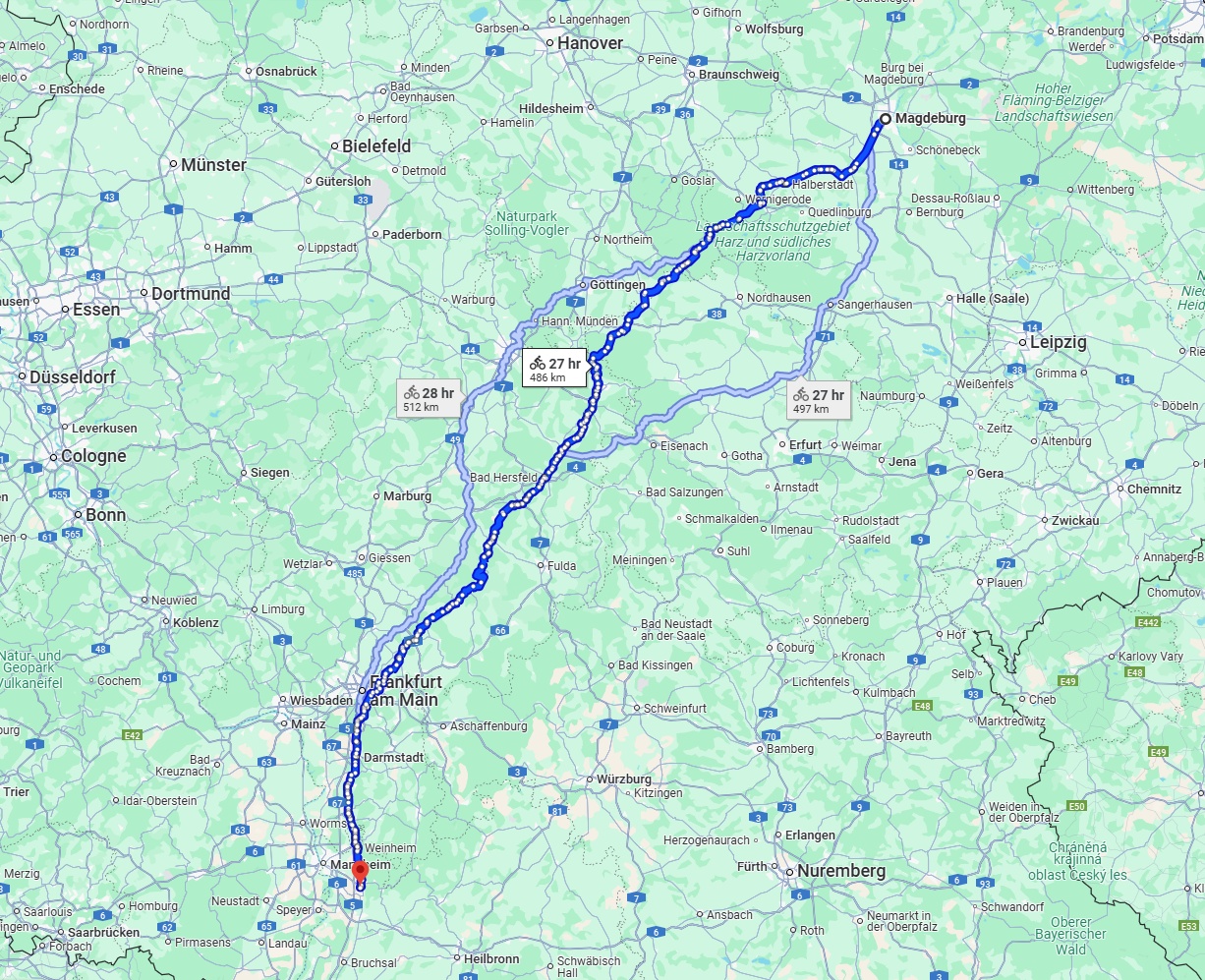 Anreise von Magdeburg Zu Heidelberg Über 