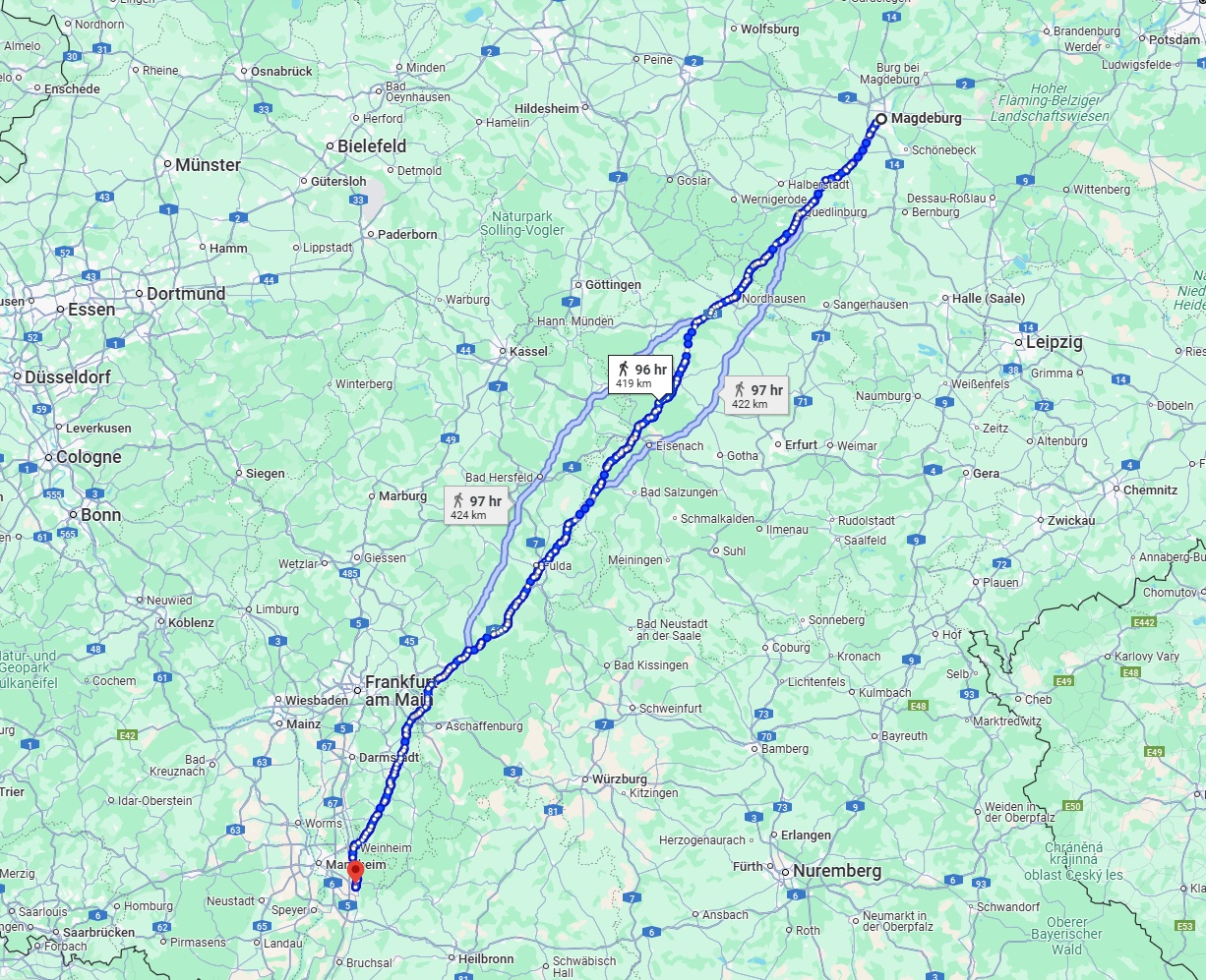 Anreise von Magdeburg Zu Heidelberg Über 