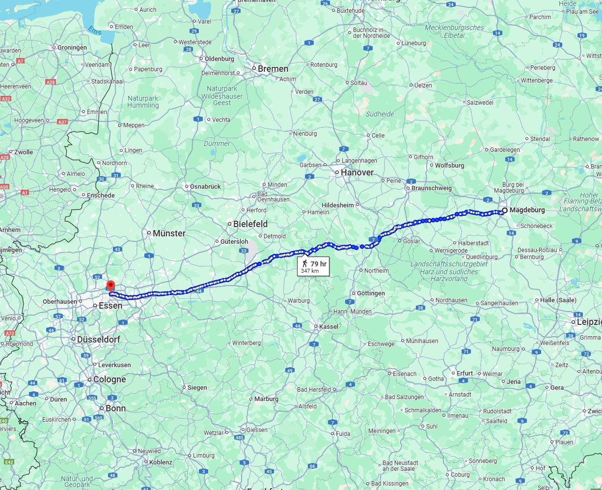 Anreise von Magdeburg Zu Herne Über 