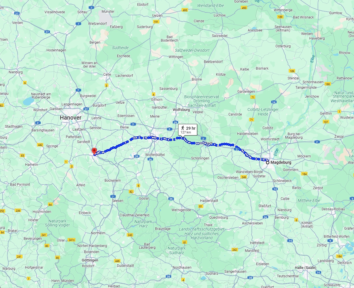 Anreise von Magdeburg Zu Hildesheim Über 