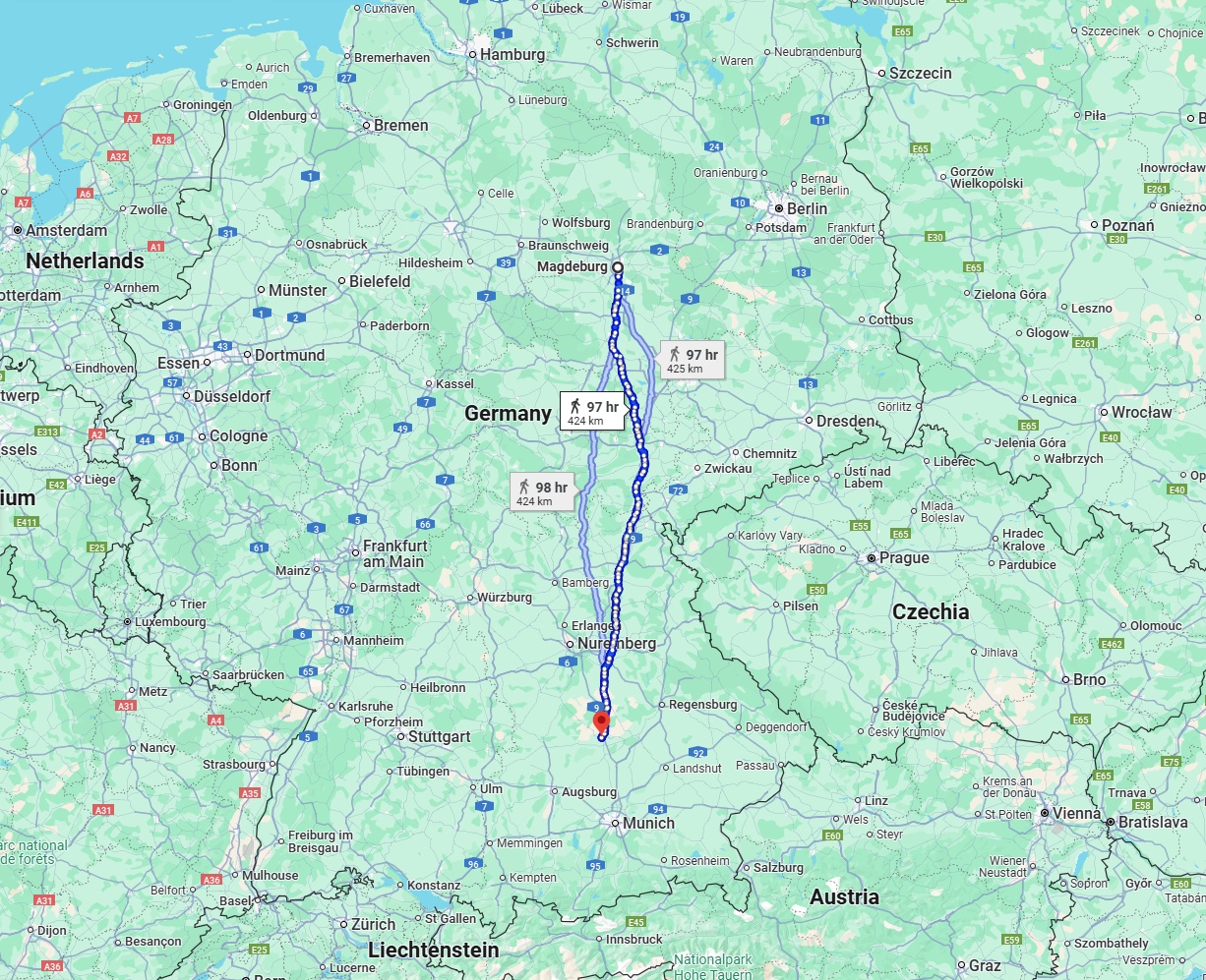 Anreise von Magdeburg Zu Ingolstadt Über 