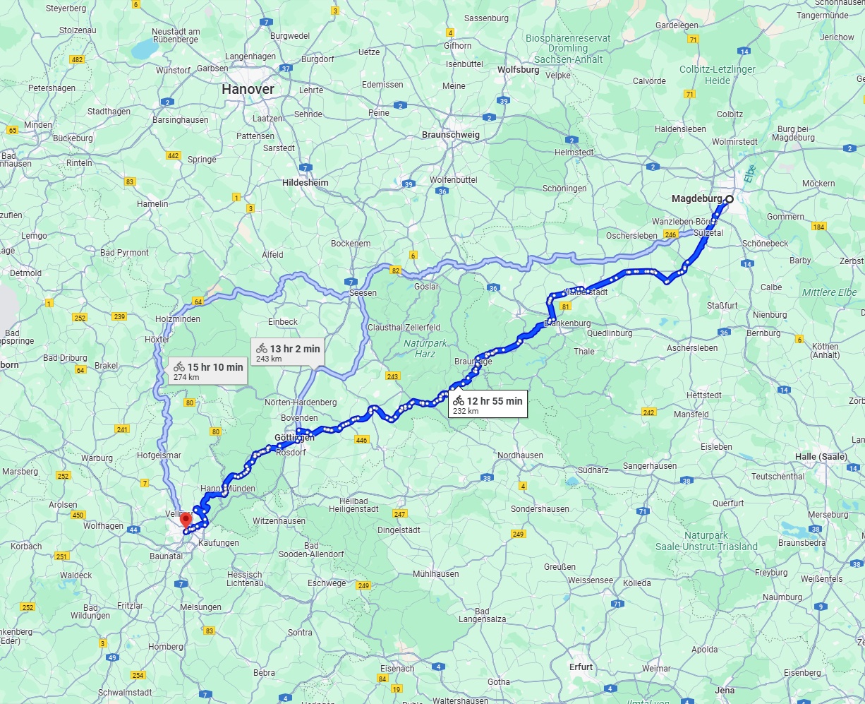 Anreise von Magdeburg Zu Kassel Über 