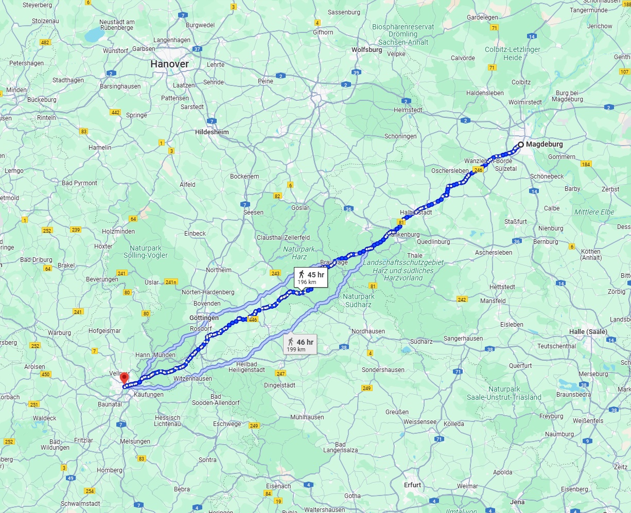 Anreise von Magdeburg Zu Kassel Über 