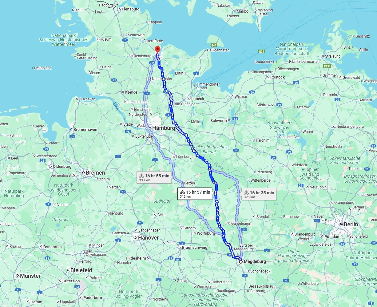 Anreise von Magdeburg Zu Kiel Über 