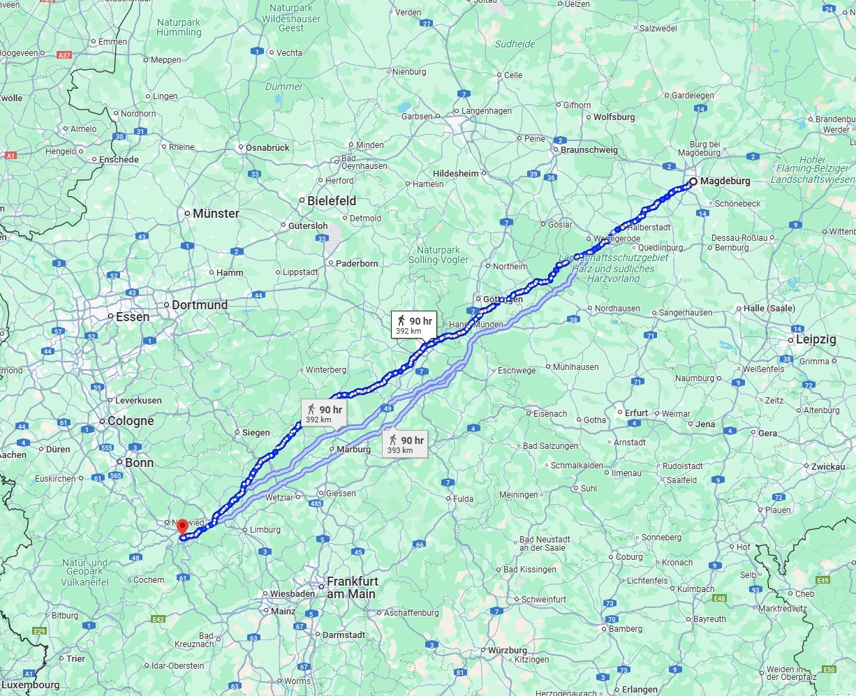 Anreise von Magdeburg Zu Koblenz Über 