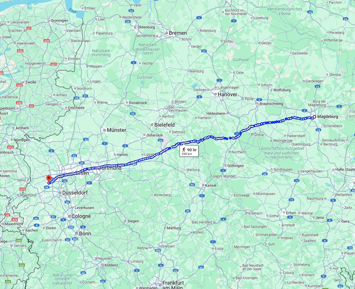 Anreise von Magdeburg Zu Krefeld Über 