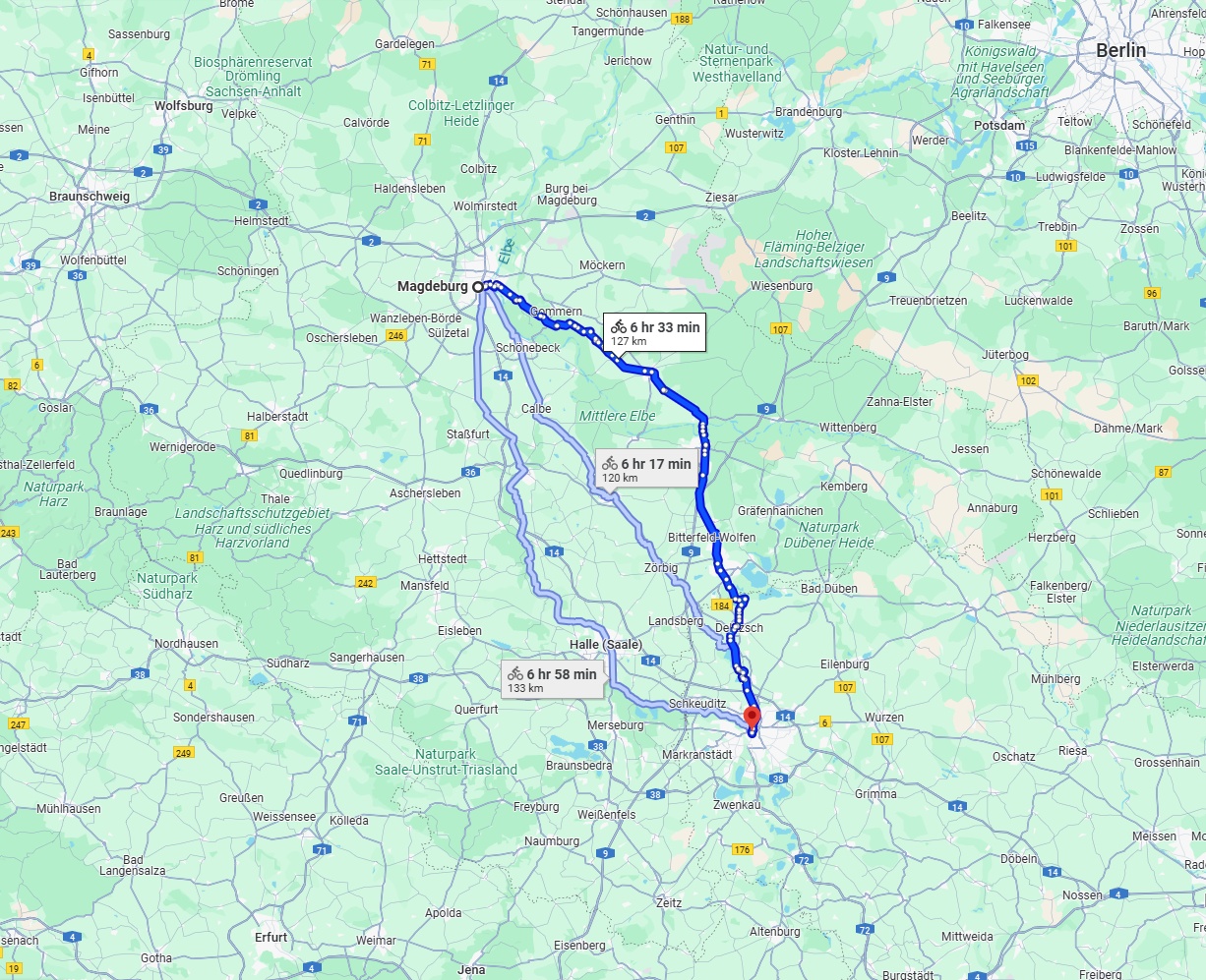 Anreise von Magdeburg Zu Leipzig Über 