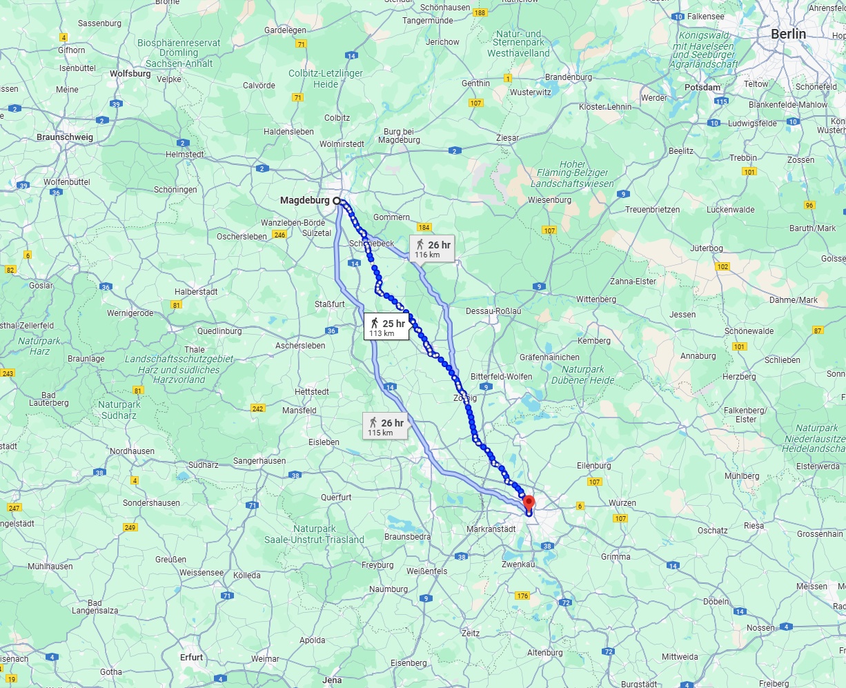 Anreise von Magdeburg Zu Leipzig Über 