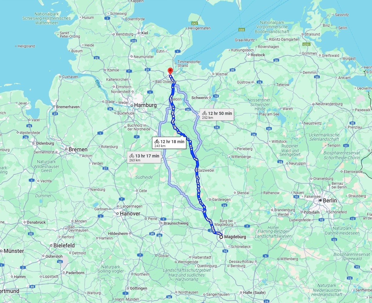 Anreise von Magdeburg Zu Lübeck Über 