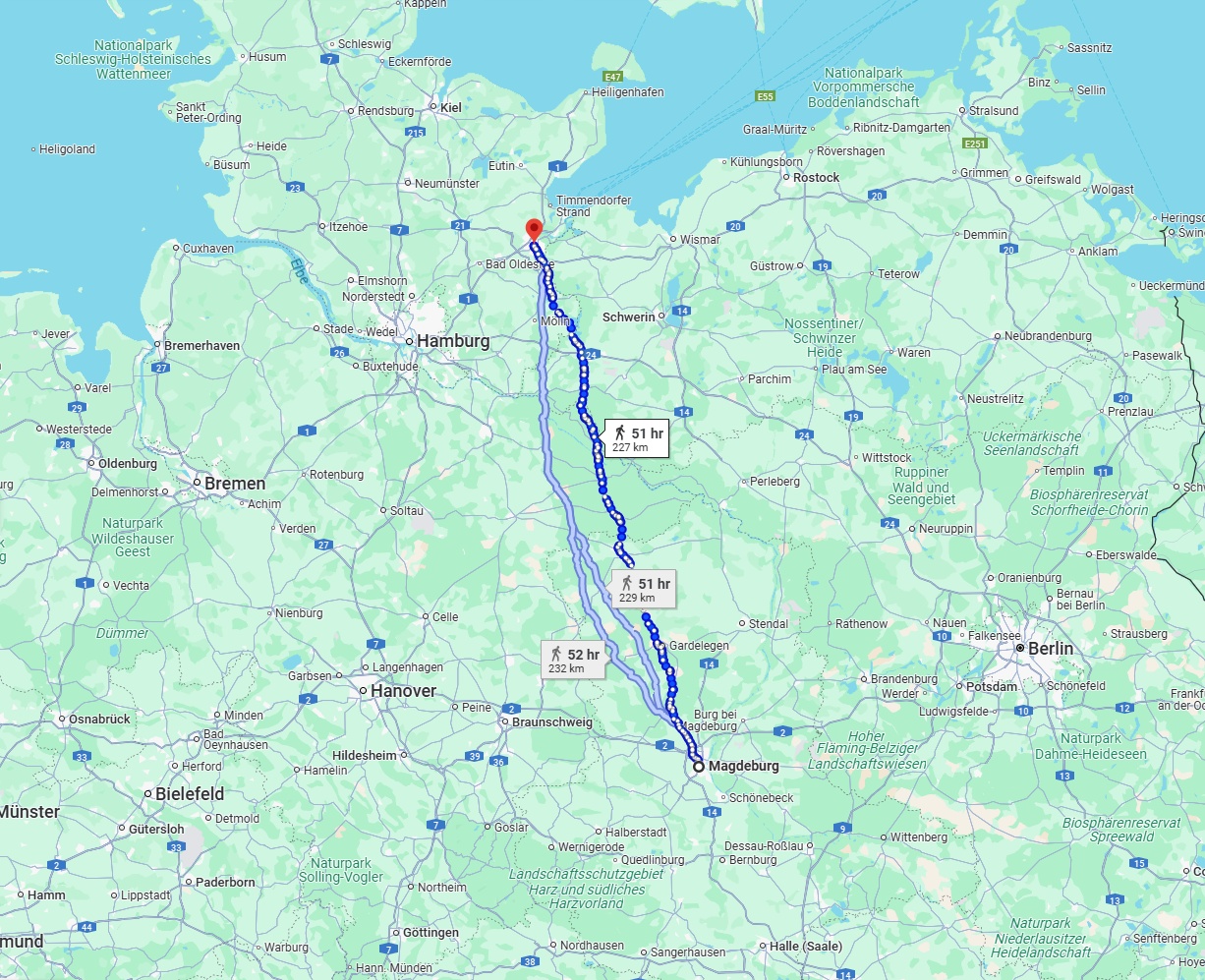 Anreise von Magdeburg Zu Lübeck Über 