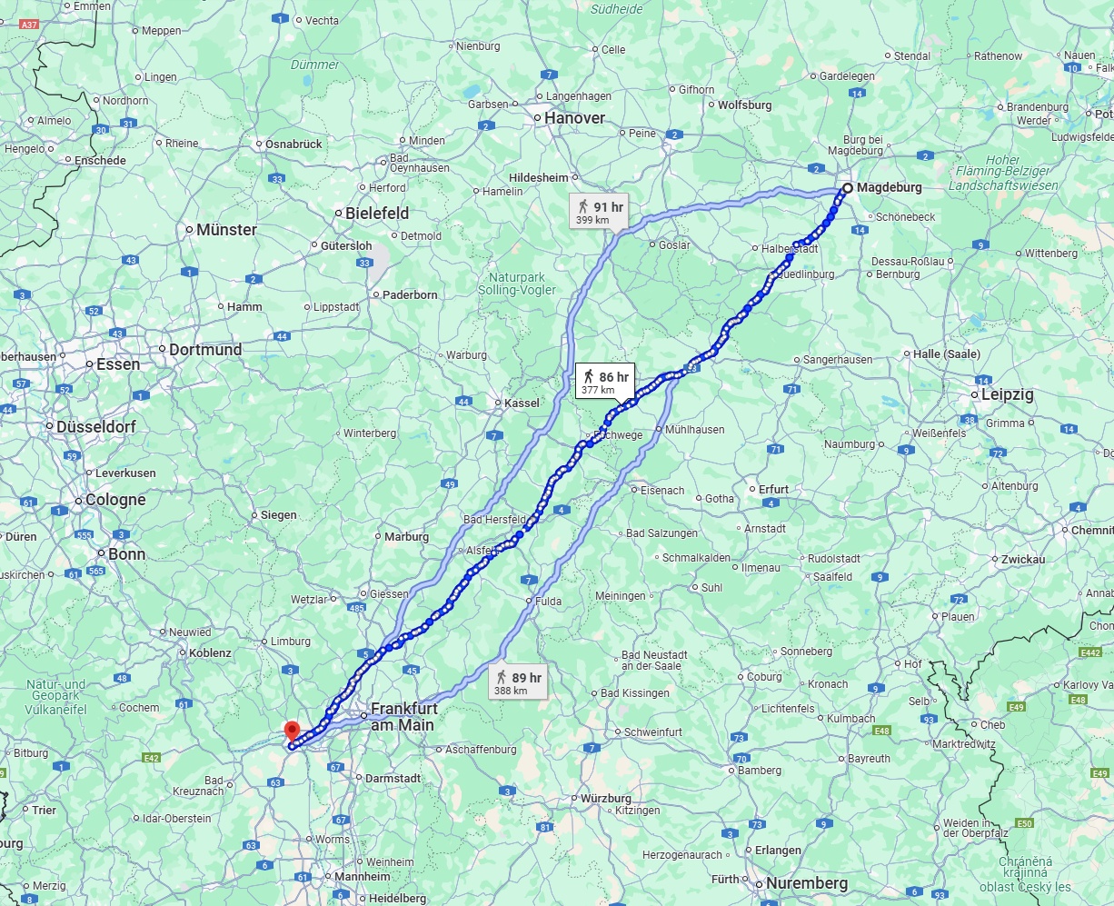 Anreise von Magdeburg Zu Mainz Über 