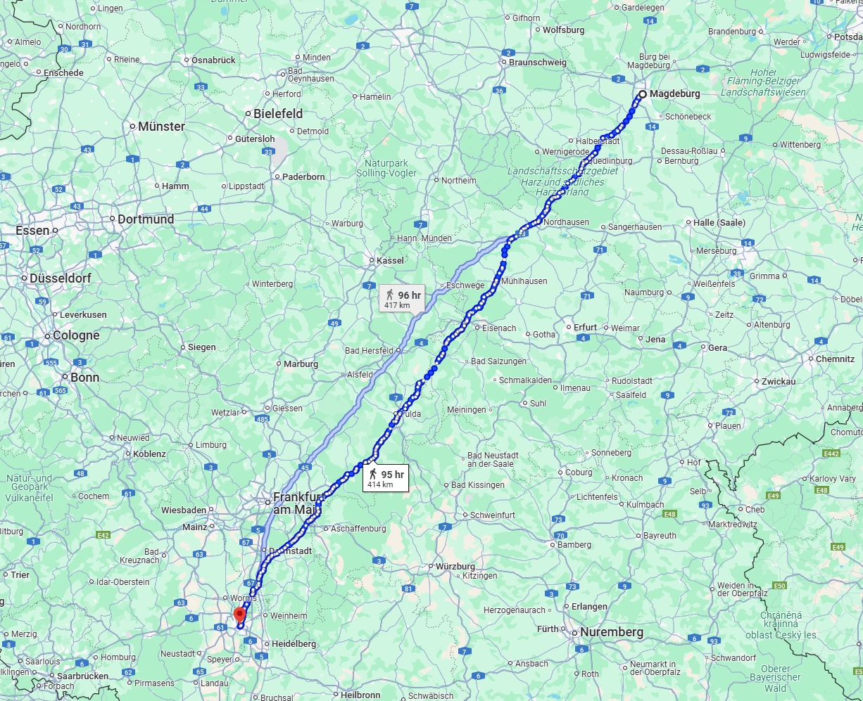 Anreise von Magdeburg Zu Mannheim Über 