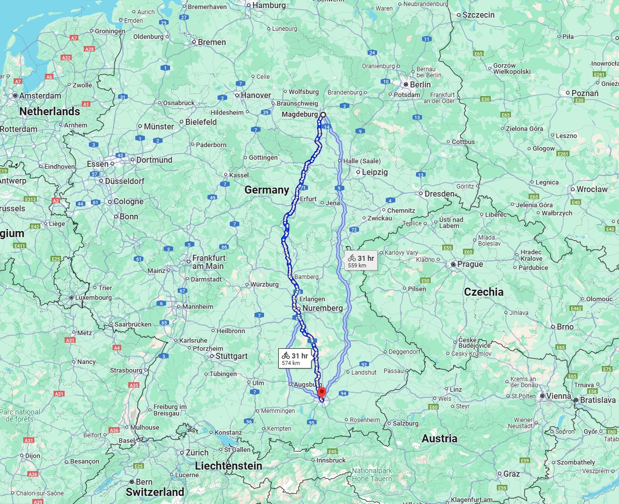 Anreise von Magdeburg Zu München Über 
