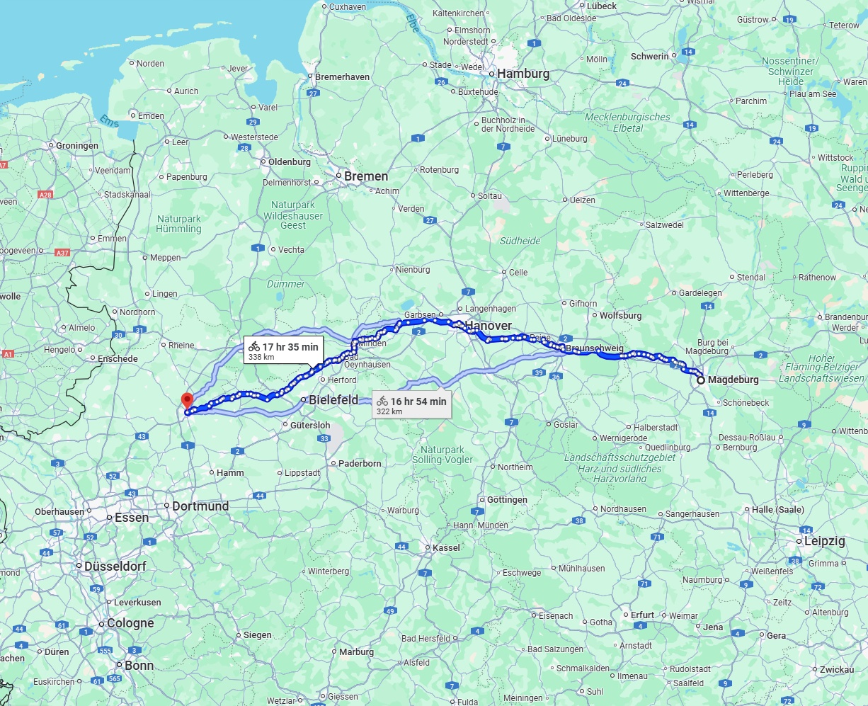 Anreise von Magdeburg Zu Münster Über 