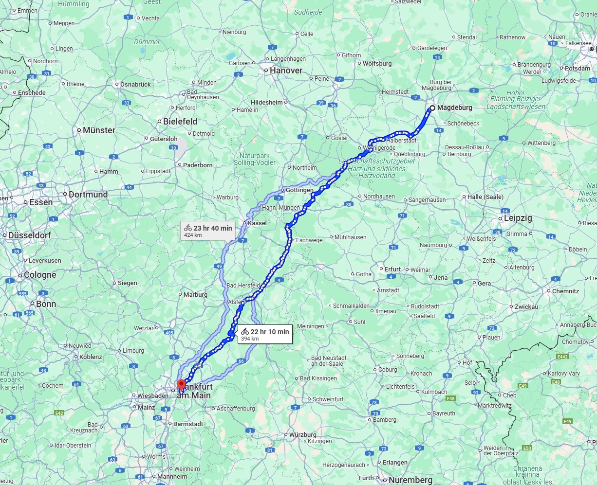 Anreise von Magdeburg Zu Offenbach am Main Über 