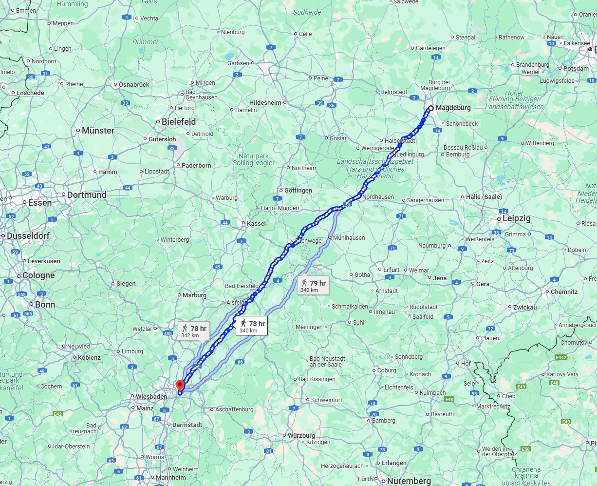 Anreise von Magdeburg Zu Offenbach am Main Über 