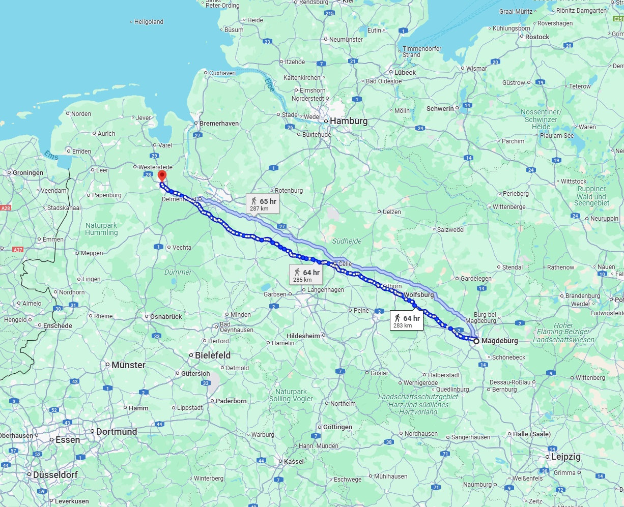 Anreise von Magdeburg Zu Oldenburg Über 