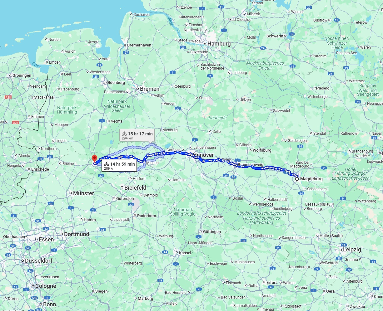 Anreise von Magdeburg Zu Osnabrück Über 