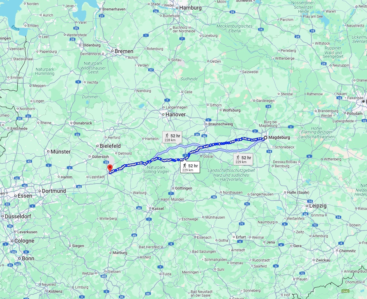 Anreise von Magdeburg Zu Paderborn Über 