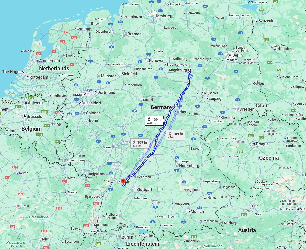 Anreise von Magdeburg Zu Pforzheim Über 