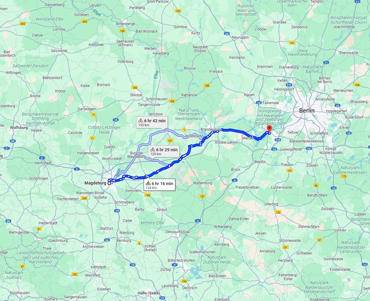 Anreise von Magdeburg Zu Potsdam Über 