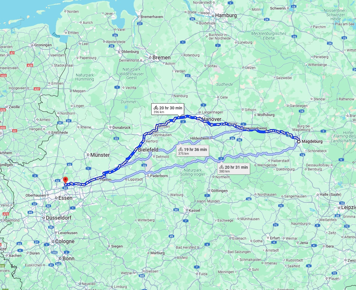 Anreise von Magdeburg Zu Recklinghausen Über 