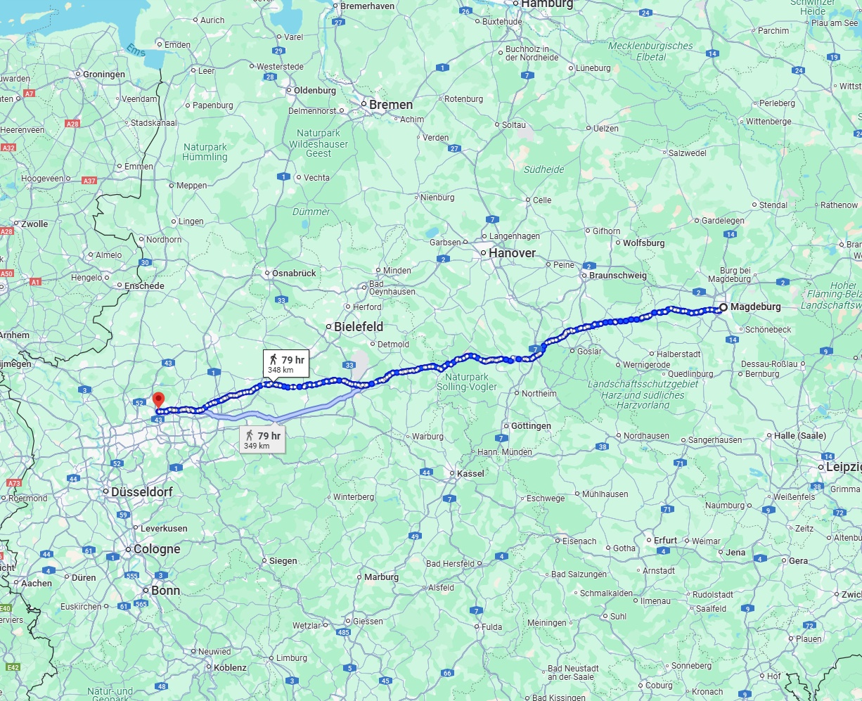 Anreise von Magdeburg Zu Recklinghausen Über 