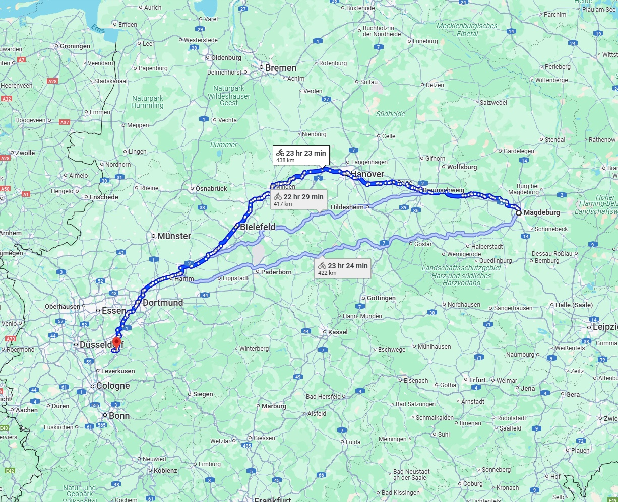 Anreise von Magdeburg Zu Remscheid Über 