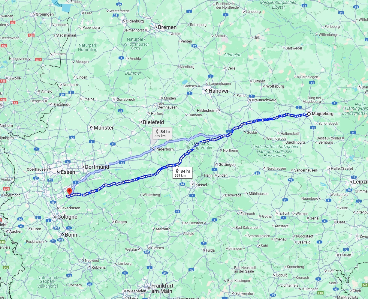 Anreise von Magdeburg Zu Remscheid Über 