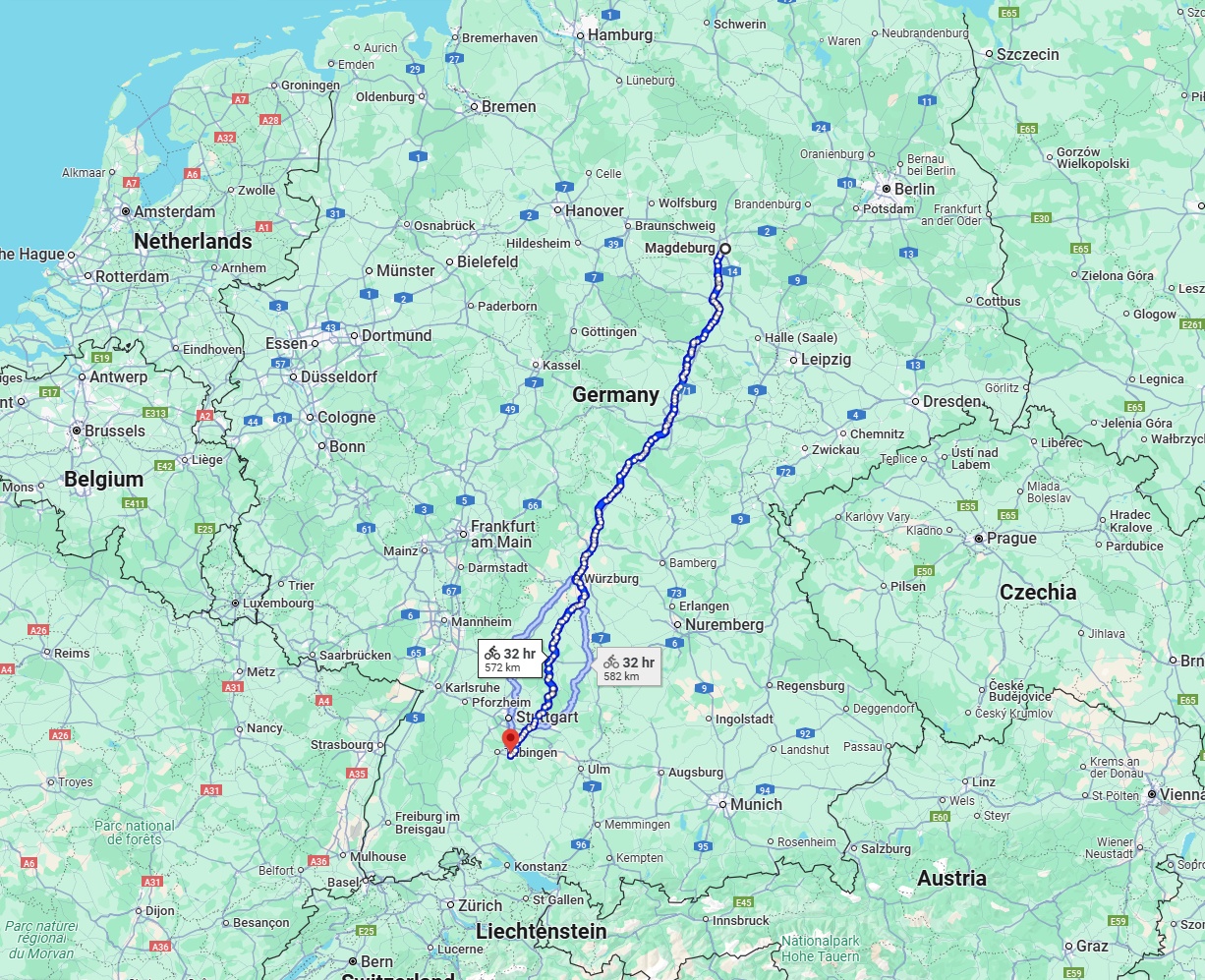 Anreise von Magdeburg Zu Reutlingen Über 