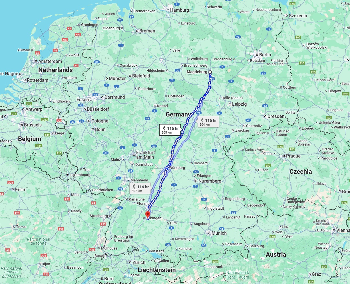 Anreise von Magdeburg Zu Reutlingen Über 
