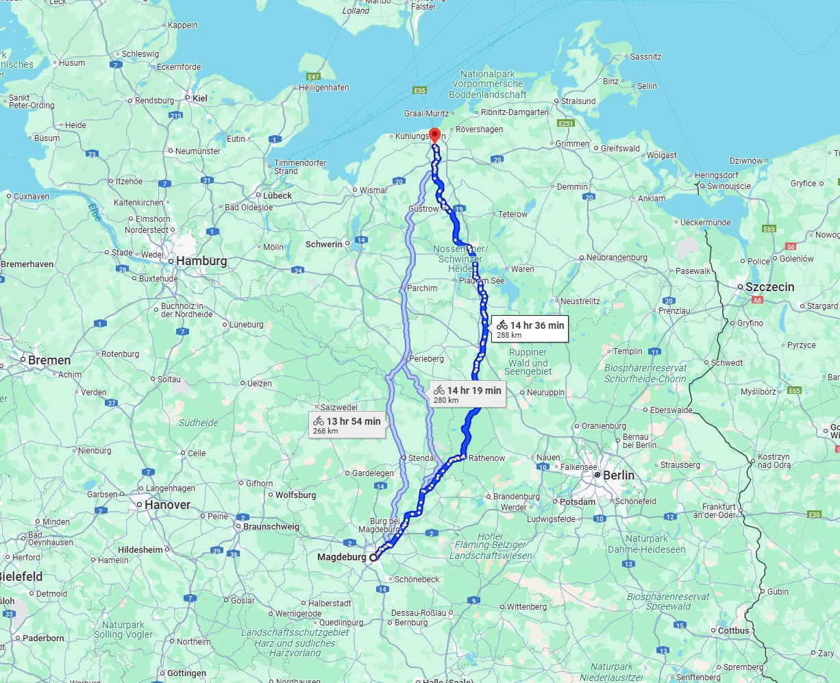 Anreise von Magdeburg Zu Rostock Über 