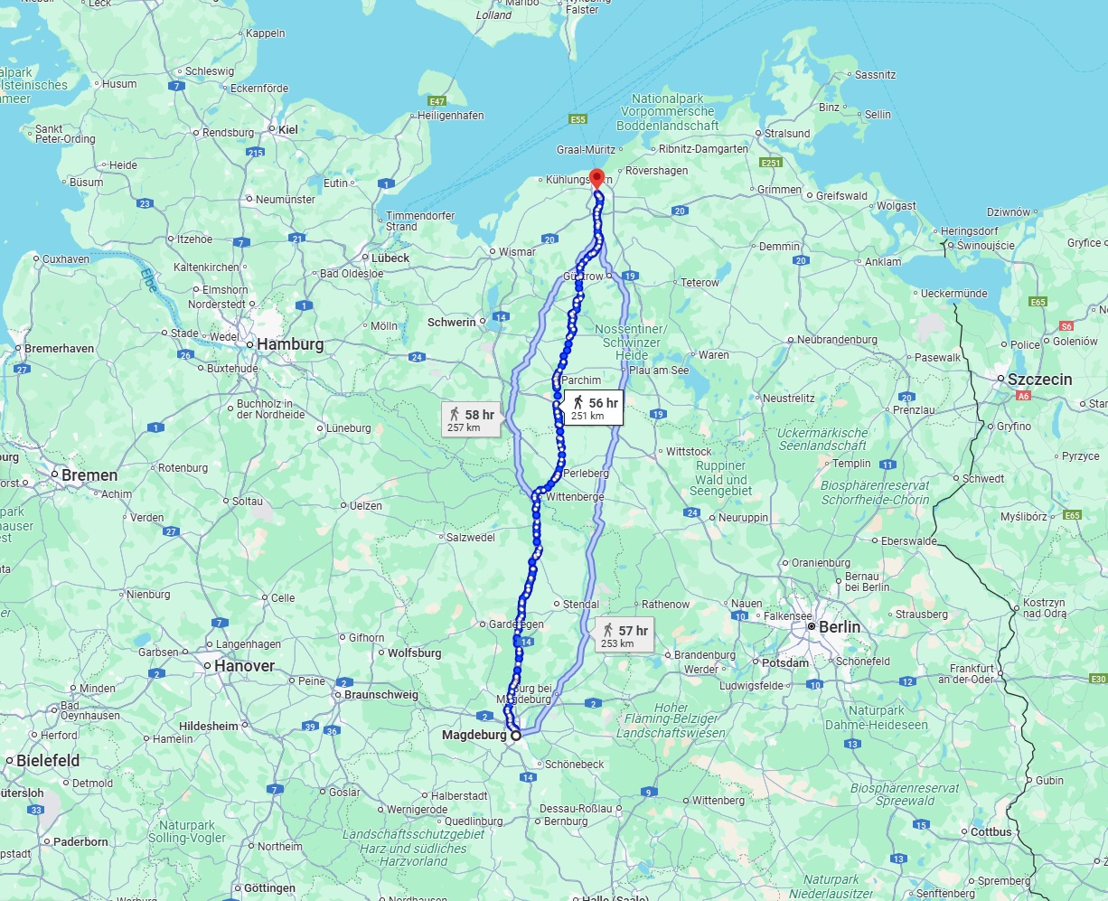 Anreise von Magdeburg Zu Rostock Über 