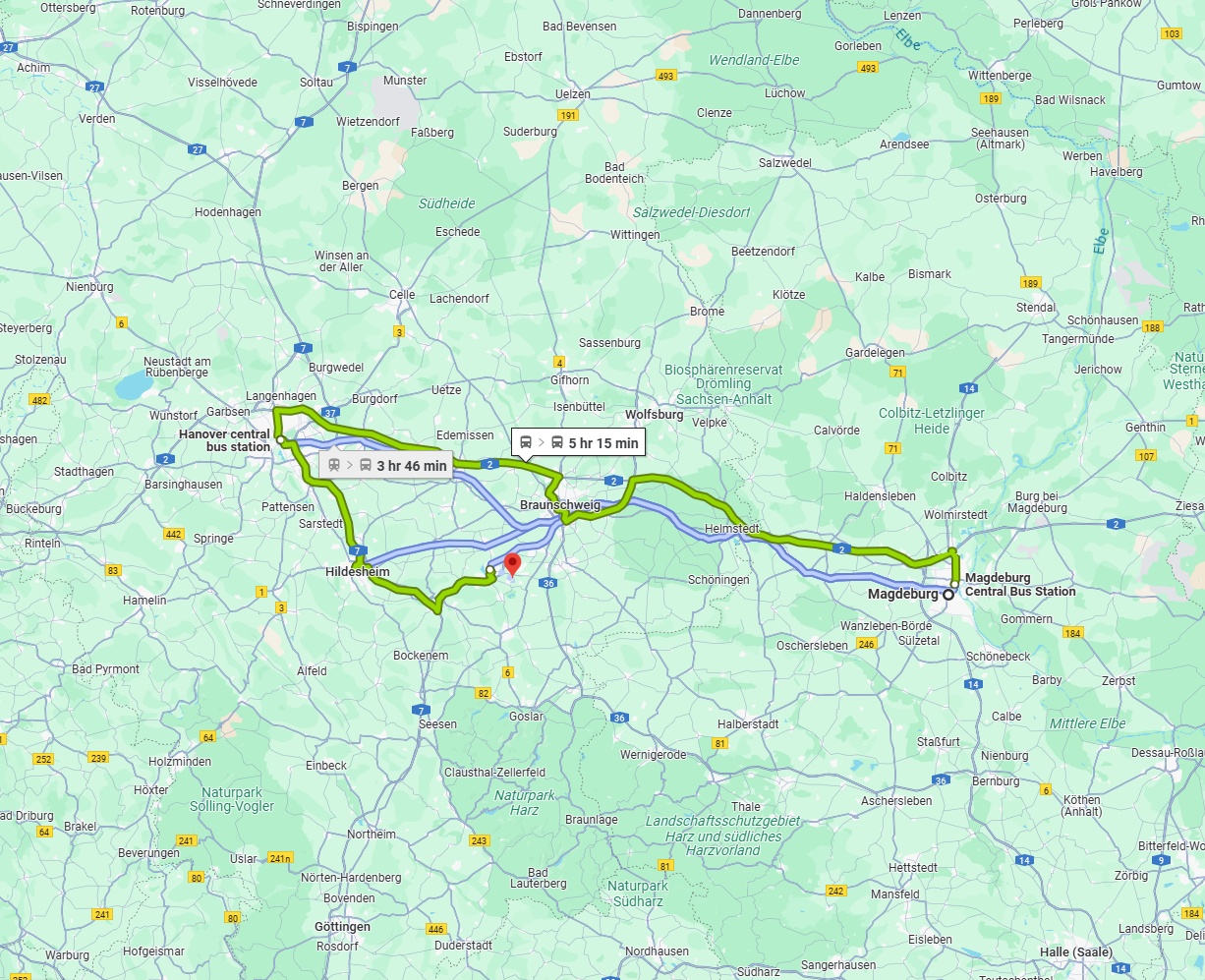 Anreise von Magdeburg Zu Salzgitter Über 