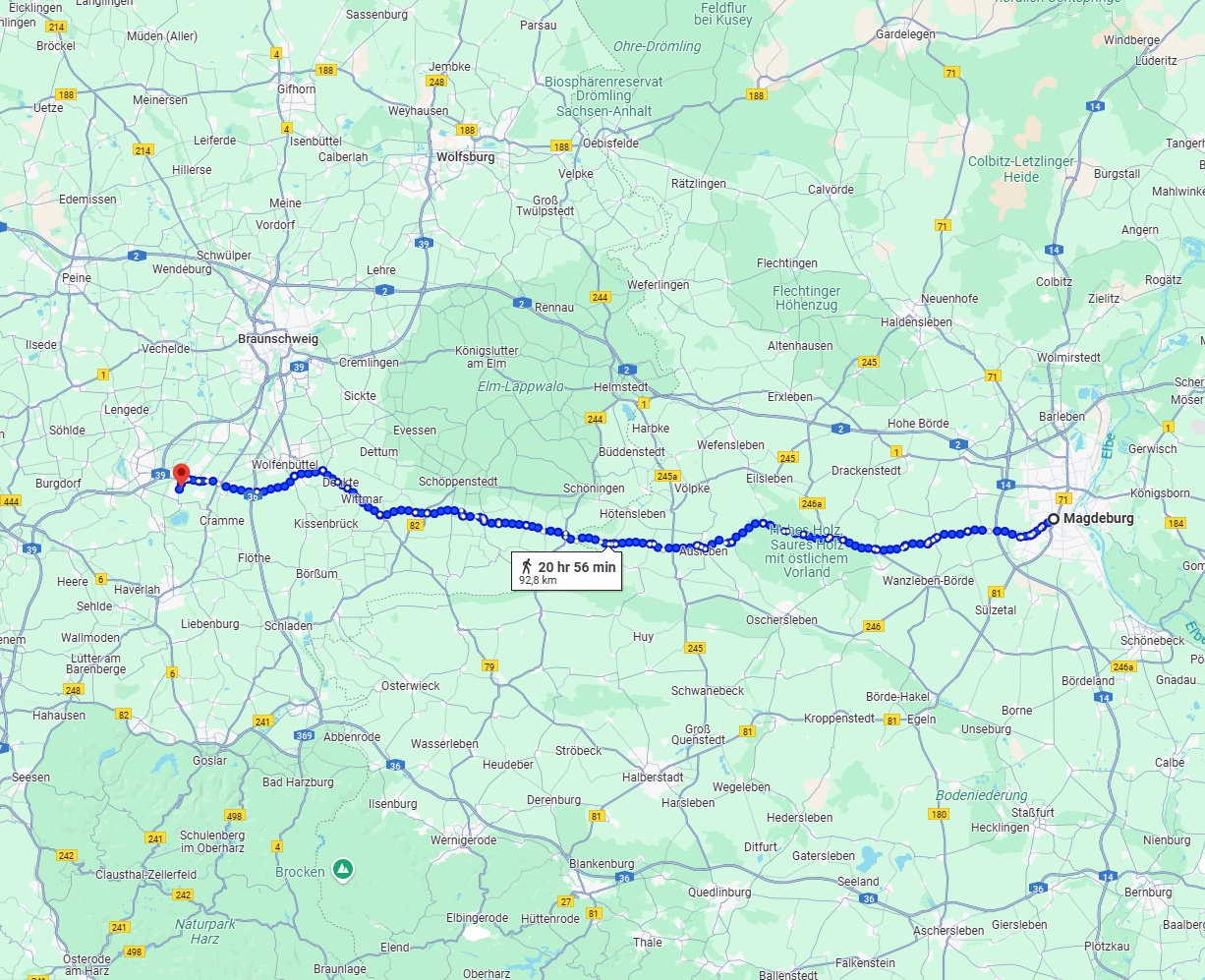 Anreise von Magdeburg Zu Salzgitter Über 