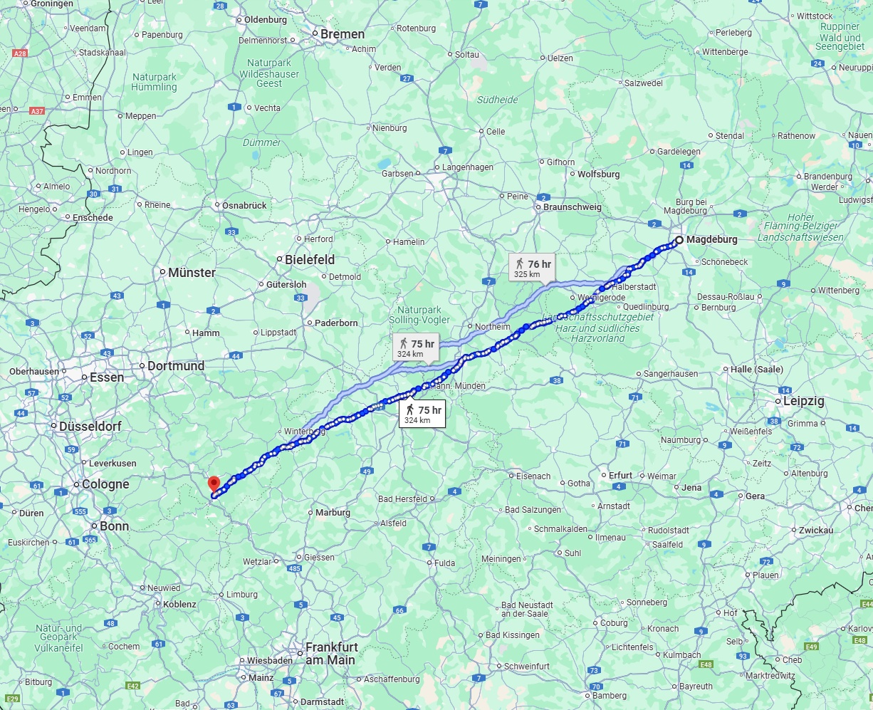 Anreise von Magdeburg Zu Siegen Über 