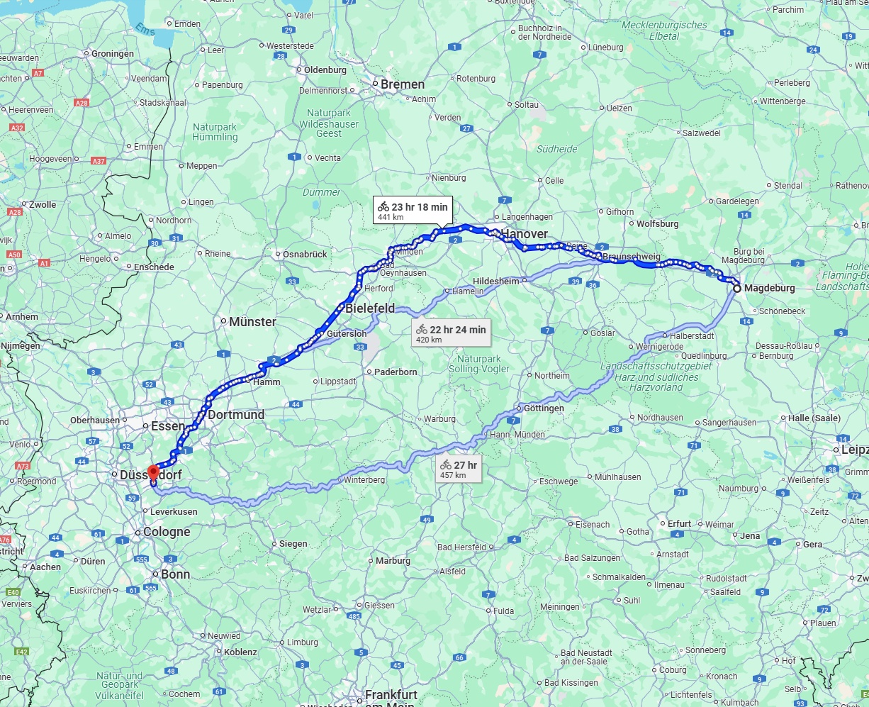 Anreise von Magdeburg Zu Solingen Über 